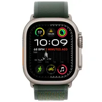 Ремешок Apple Watch Trail Loop Natural Titanium Finish спандекс/
49 мм / Зеленый photo 2