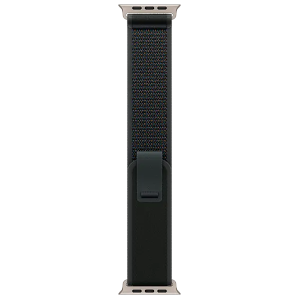 Curelușă Apple Watch Trail Loop Natural Titanium Finish spandex/
49 mm / Black  photo 1