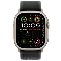 Ремешок Apple Watch Trail Loop Natural Titanium Finish спандекс/
49 мм / Черный photo 3
