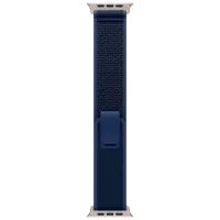 Curelușă Apple Watch Trail Loop Natural Titanium Finish spandex/
49 mm / Blue 