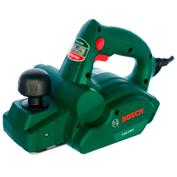 Электрорубанок Bosch PHO 1500 19500 об/мин / Зеленый photo 1