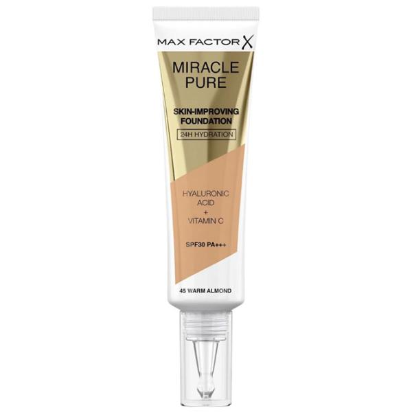 Тональный крем Max Factor Pure Foundation 30 мл / Warm Almond photo 1 Тональный крем Max Factor Pure Foundation 30 мл / Warm Almond photo 1