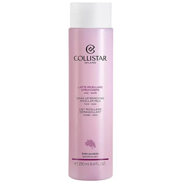 Loțiune demachiantă pentru ochi Collistar Micellar milk Demachiant / 250 ml photo 1 Loțiune demachiantă pentru ochi Collistar Micellar milk Demachiant / 250 ml photo 1