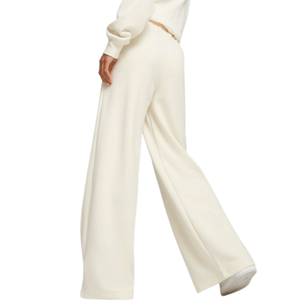 Pantaloni sportivi pentru femei Puma Classics Relaxed Sweatpants Tr L / Beige photo 4