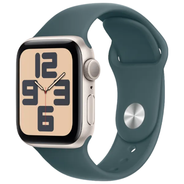 Умные часы Apple Watch SE 2024  1.57" / 44 мм / Starlight - Зеленое озеро / MXEW3QI/A photo 1