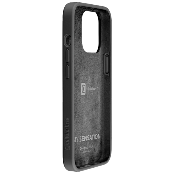 Husă pentru smartphone Apple iPhone 16 Pro Max Cellularline / Back / Silicon / Black photo 3