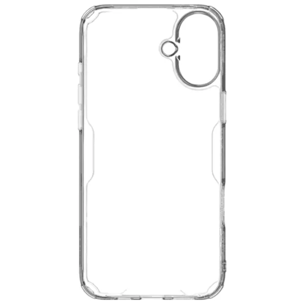 Husă pentru smartphone Apple iPhone 16 Plus Nillkin / Back / TPU/PC / White Transparent photo 5