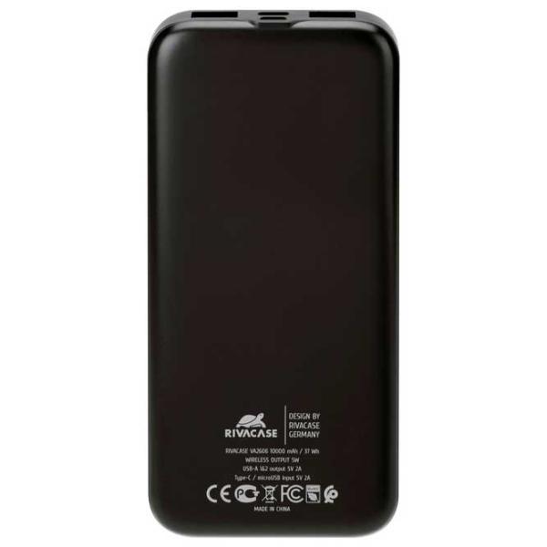 Power Bank RivaCase VA2606 10000 mAh/ Black photo 3 Power Bank RivaCase VA2606 10000 mAh/ Black photo 3