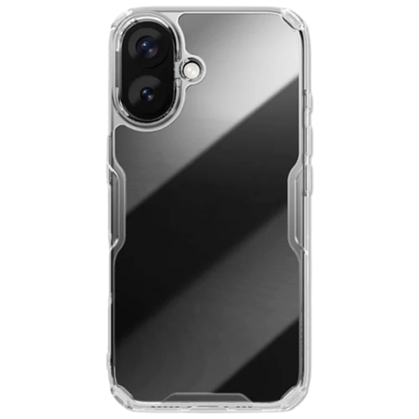 Husă pentru smartphone Apple iPhone 16 Nillkin / Back / TPU/PC / White Transparent photo 1