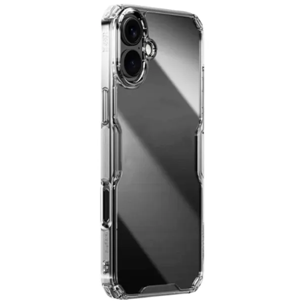 Husă pentru smartphone Apple iPhone 16 Nillkin / Back / TPU/PC / White Transparent photo 4