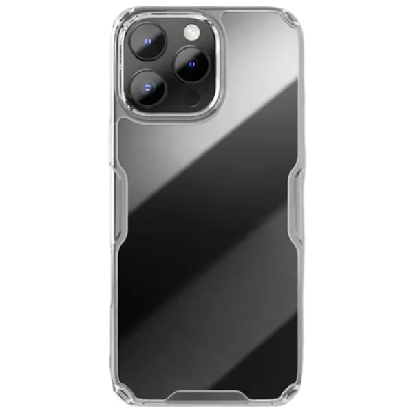 Husă pentru smartphone Apple iPhone 16 Pro Max Nillkin / Back / TPU/PC / White Transparent photo 1