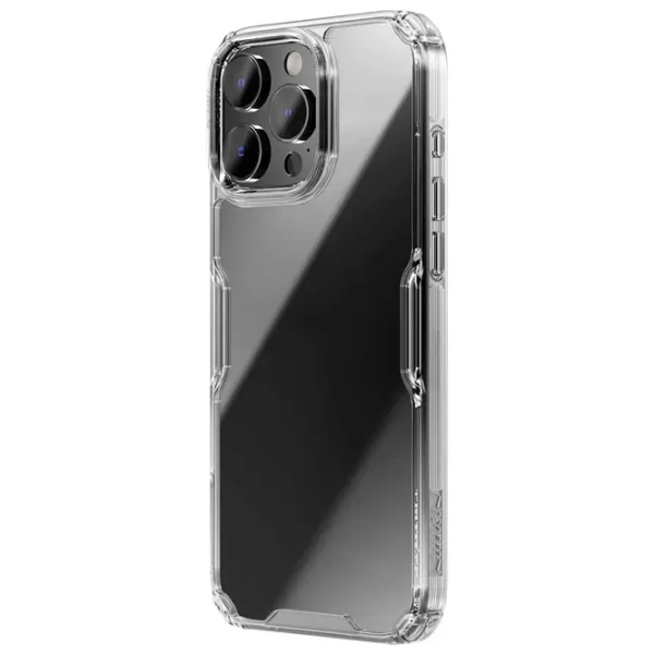 Husă pentru smartphone Apple iPhone 16 Pro Max Nillkin / Back / TPU/PC / White Transparent photo 2