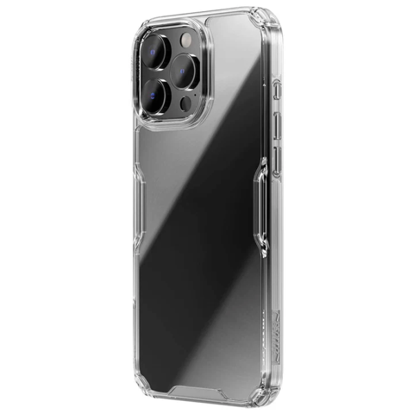 Husă pentru smartphone Apple iPhone 16 Pro Max Nillkin / Back / TPU/PC / White Transparent photo 2