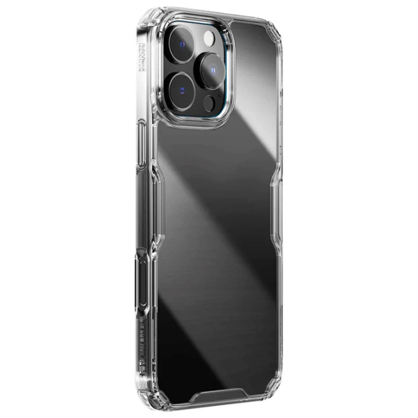 Husă pentru smartphone Apple iPhone 16 Pro Max Nillkin / Back / TPU/PC / White Transparent photo 3