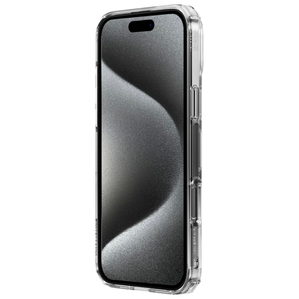 Husă pentru smartphone Apple iPhone 16 Pro Max Nillkin / Back / TPU/PC / White Transparent photo 4