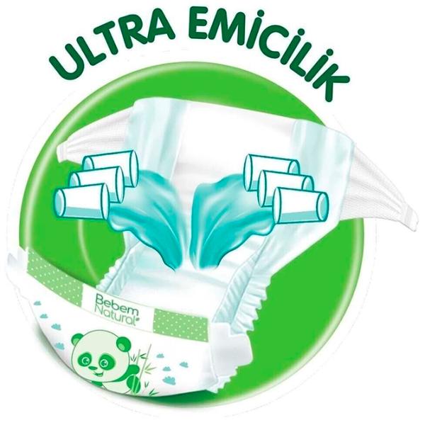 Scutece pentru copii Bebem Natural Junior 5 11 - 18 kg / 40 buc. photo 2 Scutece pentru copii Bebem Natural Junior 5 11 - 18 kg / 40 buc. photo 2