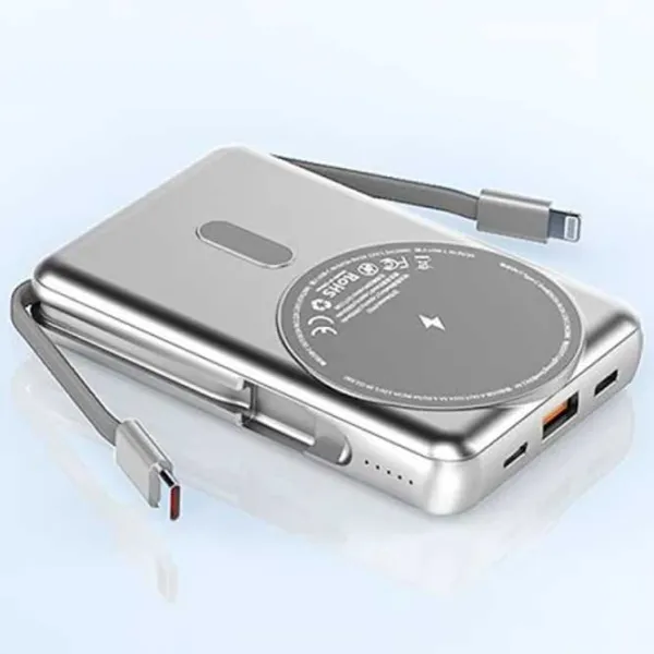 Power Bank WIWU PP03 10000 mAh/ Silver photo 4
