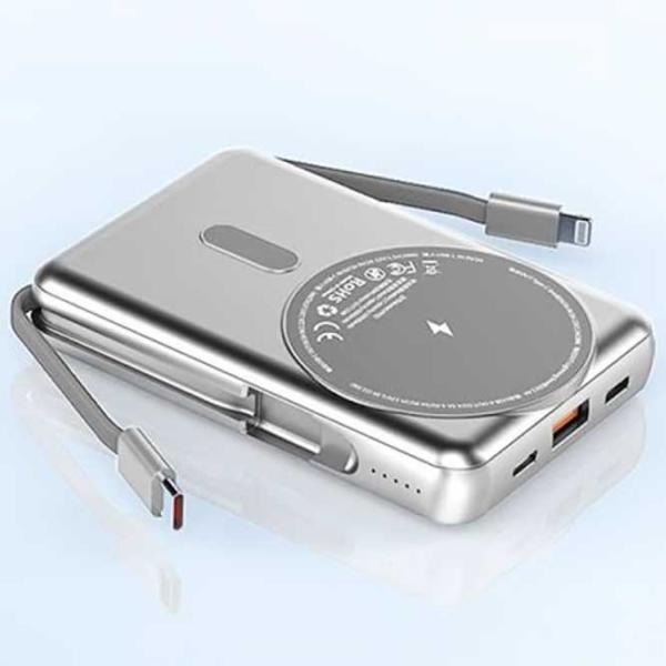 Power Bank WIWU PP03 10000 mAh/ Silver photo 4