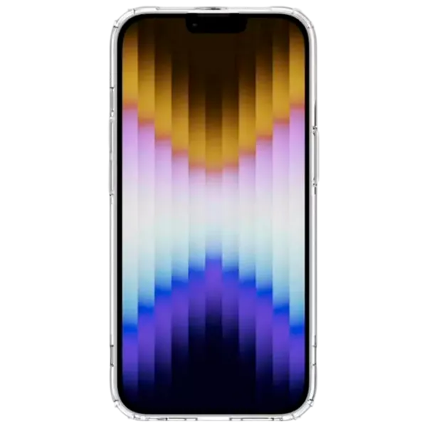 Husă pentru smartphone Apple iPhone 14 Nillkin / MagSafe Back / TPU/PC / White Transparent photo 2