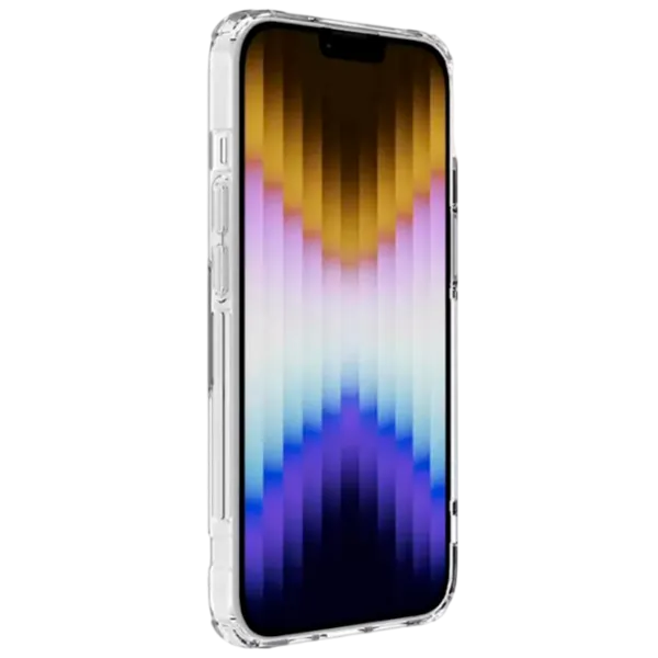 Husă pentru smartphone Apple iPhone 14 Nillkin / MagSafe Back / TPU/PC / White Transparent photo 5