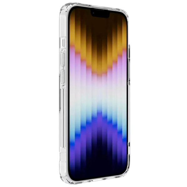 Husă pentru smartphone Apple iPhone 14 Nillkin / MagSafe Back / TPU/PC / White Transparent photo 5