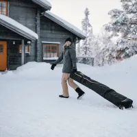 Geantă sportivă THULE RoundTrip Ski Roller / Dark Slate photo 6