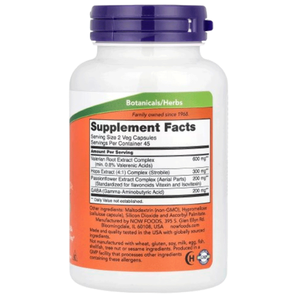 Vitamine și minerale Now Foods SLEEP (733739047687) 90 capsule photo 2 Vitamine și minerale Now Foods SLEEP (733739047687) 90 capsule photo 2