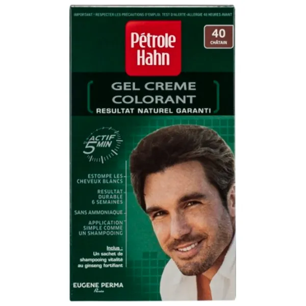 Vopsea de păr Eugene Perma Pétrole Hahn 22283 Cod culoare: 40, 90 ml  photo 1 Vopsea de păr Eugene Perma Pétrole Hahn 22283 Cod culoare: 40, 90 ml  photo 1