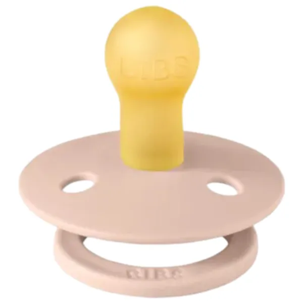 Соска круглая Bibs Colour 100244C Для девочек / 0 месяцев - 6 месяцев / Латекс / Blush Pink photo 2