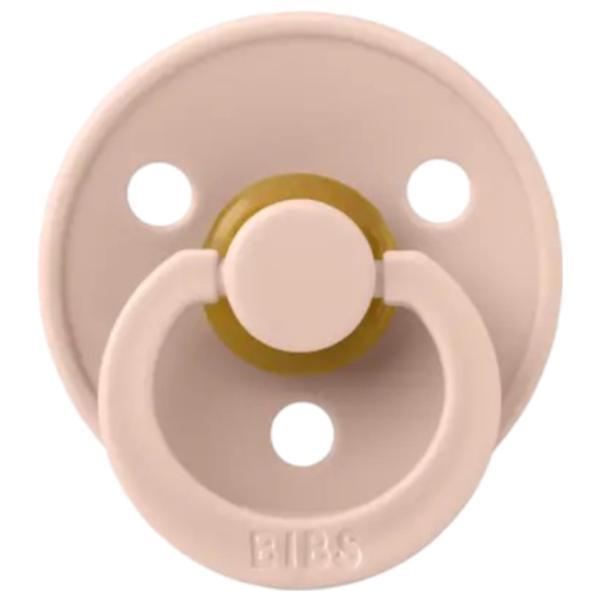 Соска круглая Bibs Colour 100244C Для девочек / 0 месяцев - 6 месяцев / Латекс / Blush Pink photo 3