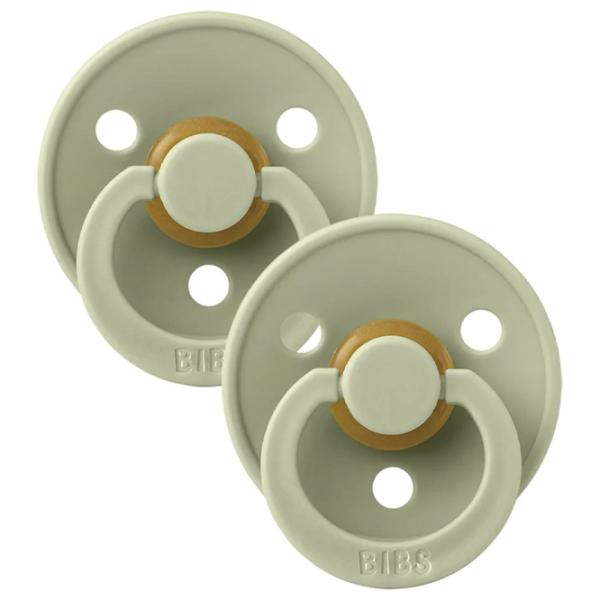 Соска круглая Bibs Colour 110281  Унисекс / 0 месяцев - 6 месяцев / Латекс / Зеленый photo 2