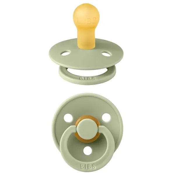 Соска круглая Bibs Colour 110281  Унисекс / 0 месяцев - 6 месяцев / Латекс / Зеленый photo 3