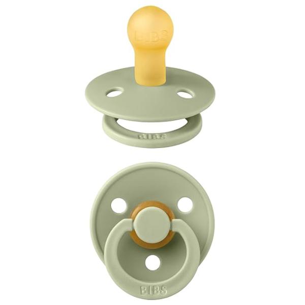 Соска круглая Bibs Colour 110281  Унисекс / 0 месяцев - 6 месяцев / Латекс / Зеленый photo 3