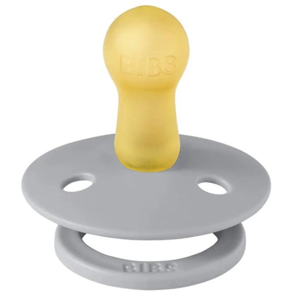 Соска круглая Bibs Colour 110262  Унисекс / 0 месяцев - 6 месяцев / Латекс / Серо-зеленый photo 2