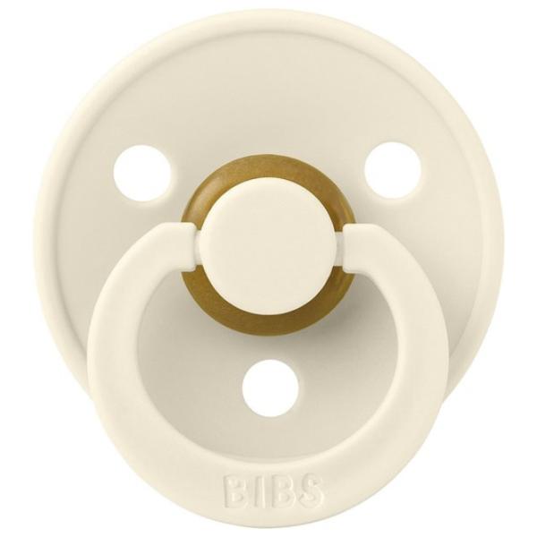 Соска ортодонтическая Bibs Colour 111216C  Для девочек / 0 месяцев - 6 месяцев / Латекс / Слоновая кость photo 3