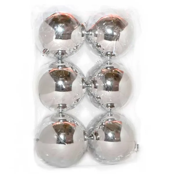 Jucării pentru brad Rexant 502-075 10 cm / Silver photo 2
