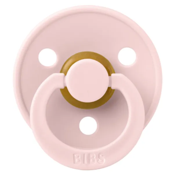 Соска круглая Bibs Colour 100277C  Для девочек / 0 месяцев - 6 месяцев / Латекс / Розовый photo 2