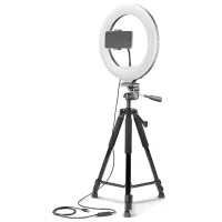 Lampă circulară Cellularline Ring Light Master 330 mm Black photo 2