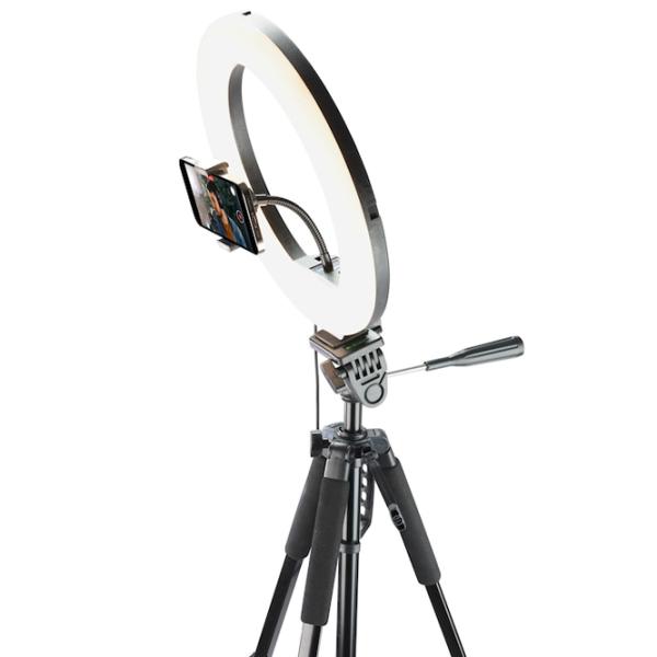 Кольцевая лампа Cellularline Ring Light Master 330 мм Черный photo 3