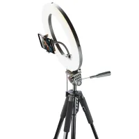 Lampă circulară Cellularline Ring Light Master 330 mm Black photo 3