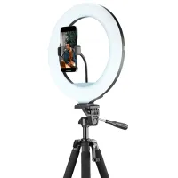 Lampă circulară Cellularline Ring Light Master 330 mm Black photo 4