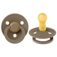 Соска круглая Bibs Colour 200243C  Унисекс / 6 месяцев - 18 месяцев / Латекс / Дуб