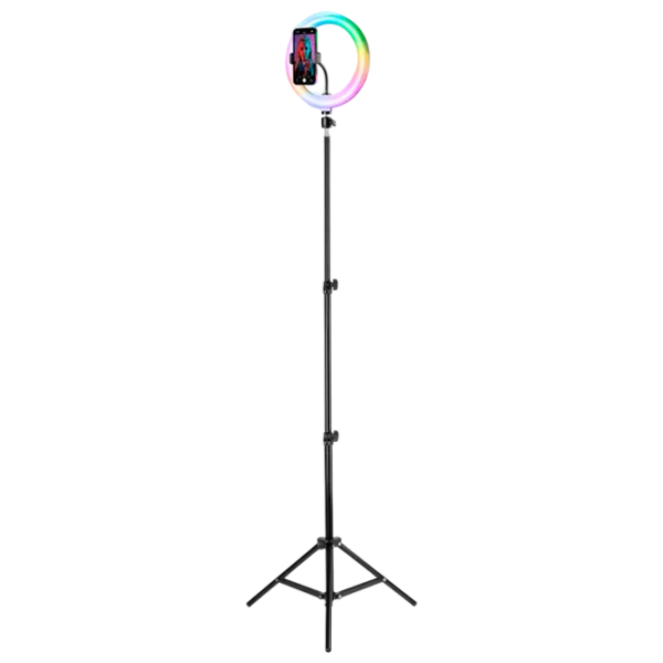 Кольцевая лампа Cellularline Selfie Ring Pro Multicolor 254 мм Черный photo 1