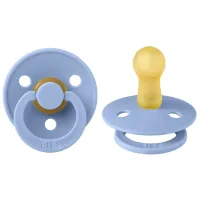 Соска круглая Bibs Colour 200230C  Унисекс / 6 месяцев - 18 месяцев / Латекс / Синий