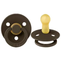 Соска круглая Bibs Colour 200215C  Унисекс / 6 месяцев - 18 месяцев / Латекс / Мокко