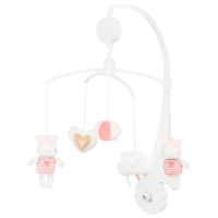 Игрушка для колясок и кроваток Kikka Boo Hippo Dreams  0+ / Белый