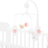 Jucărie pentru pătuțuri și cărucioare Kikka Boo Hippo Dreams 0+ / White photo 2