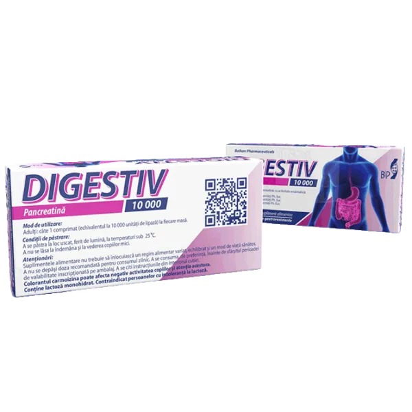 Vitamine și minerale Balkan Pharmaceuticals Digestiv 10 000 (4840982006333) 30 capsule photo 1 Vitamine și minerale Balkan Pharmaceuticals Digestiv 10 000 (4840982006333) 30 capsule photo 1