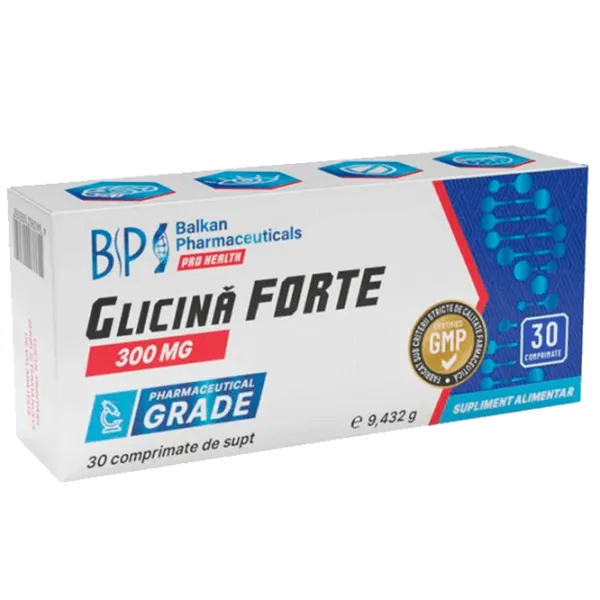 Vitamine și minerale Balkan Pharmaceuticals Glicina Forte (4840982006050) 30 photo 1 Vitamine și minerale Balkan Pharmaceuticals Glicina Forte (4840982006050) 30 photo 1