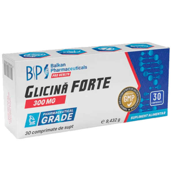 Vitamine și minerale Balkan Pharmaceuticals Glicina Forte (4840982006050) 30 photo 1 Vitamine și minerale Balkan Pharmaceuticals Glicina Forte (4840982006050) 30 photo 1